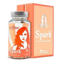 SPARK by Califina - Fat Burner Thermogenic Weight Loss Supplement for Women - Vegan Formula Boosts Energy, Metabolism, Motivation - Relieves Water Retention - For Year-Round Shape & Tone - 40 Servings