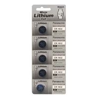 CR1632 - 1 Pack of 5 Coin Cell Primary Batteries Renata or Panasonic -LITH-34