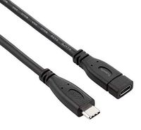 USB C Extension Cable,Ruaeoda 1.5ft Type C Extension Gen 2 (10Gbps) Thunderbolt 3 Charging/Data/Video/Audio Extend Cord for New MacBook Pro 2017, USB-C Hub, Nintendo Switch, Samsung Galaxy S8