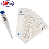 500 Pack Digital Thermometer Probe Covers - Disposable Universal Electronic Oral Rectal Thermometer Covers for Health