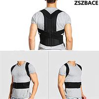 Back Brace Posture Corrector - Fully Adjustable Posture Support for Men and Women That Takes Away Back Pain, Improves Posture & Provides Spine Support. (M)