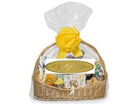 A1BakerySupplies® High Quality Gift Wrap Cellophane Bags Preimum Quality Bags Made in USA - 10 Pack 1.2 MIL (24 in x 30 in with A Gift for You Stickers 10)