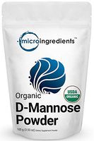 Pure D-Mannose Powder Organic 100 Grams, Maximum Strength to Powerfully Support Urinary Tract Cleanse and Bladder Health for Both Men and Women, No GMOs and Vegan Friendly
