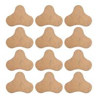 Healifty 12pcs Moxa Heat Pack moxibustion Paste Moxibustion Stickers Arthritis Neck Shoulders Back Pain Relief