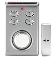 2-In-1 Door/Window Alarm + Vibration Alarm With Solar Power Panel