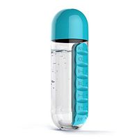 Asobu PB55 BLUE Pill Organzier Bottle44; Blue
