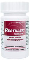 HelloLife Restulex Tablets - Natural Relief for Restless Leg Symptoms - for Safe, Temporary Relief of: Leg Restlessness + Twitching + Jerking + Burning + Cramping + Numbness + Heaviness
