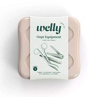 Welly First Aid Toolkit - Oops Equipment, Medical Scissors, Tweezers & Finger Nail Clippers - 3 ct