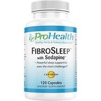 ProHealth FibroSleep with Sedapine™ (120 Capsules) Natural Sleep Aid | Ziziphus Spinosa Support | Digestive Aid | Muscle and Nerve Support | Melatonin | Valerian | L-Theanine