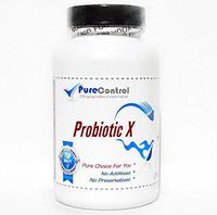 Probiotic X 1000mg / 10 to 50 Billion Live Probiotic Cultures // 100 Capsules // Pure // by PureControl Supplements