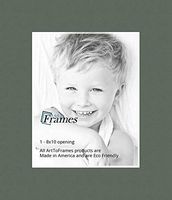 11x17 Olive / Forest Green Custom Mat for Picture Frame with 7x13 opening size (Mat Only, Frame NOT Included)