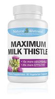 Milk Thistle – 10x More Absorbable, 20x More Effective – Maximum Milk Thistle by Natural Wellness