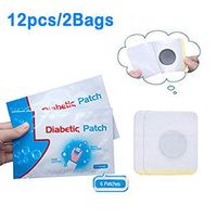 12 Pcs/2Bag Diabetes Plasters Natural Herbs Diabetic Plaster High Blood Sugar Diabetes Patch (12pcs)