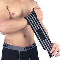 HighlifeS Wrist Support Brace for Men & Women, For Work Out & Fitness, Weight Lifting, Injury Prevention, Pain Relief and Recovery. Effective for Carpal Tunnel & Sprains (gray)