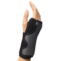 Champion Wrist Support, Universal Fit, Removable Splint, 3-Strap, Airmesh Fabric, Black,