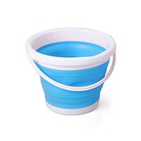 AODEW Portable Fishing Water Pail Plastic Bucket Foldable Round Tub Collapsible Space Saving Outdoor Waterpot