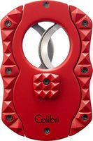 Colibri Quasar Cut Cigar Cutter - Matte Red