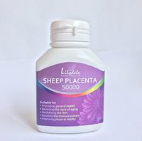 Lilydale High Strength Sheep Placenta Essence Extract Anti-Aging Capsules 50000 60 Capsules Bottle