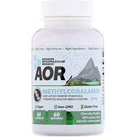 Advanced Orthomolecular Research AOR Methylcobalamin, 5 mg, 60 Lozenges