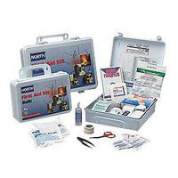 North® By Honeywell 11" X 15 3/4" X 3" White Plastic Portable And Wall Mount 50 Person Bulk First Aid Kit