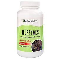NaturalSlim Superior Digestive Enzymes with HLC Acid and Pancreatin Formulated by Award Winning Weight Loss and Metabolism Specialist- Powerful and Effective Formula for Ultra Digestion and Absorption