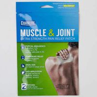 Pain Relief Patch 2 Count Extra Strength Muscle & Joint, Case of 24