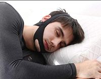 Blansdi Anti Snoring Chin Strap for Women Men, Anti-Snoring Devices Stop Snoring Solution Chin Tray Snore Stopper and Sleep Aid Black