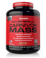 MuscleMeds Carnivor Mass Diet Supplement, Vanilla Caramel, 5.93 Pound
