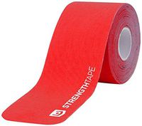 StrengthTape 10-Inch Precut Roll (Pack of 20), 16-Feet, Red