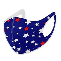 Mouth Masks for Dust Protection Anti Face Mask Washable Earloop Mask -American Flag