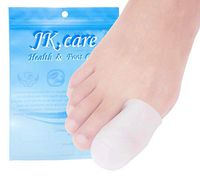 JKcare 10 Pack Big Toe Caps Protectors, Gel Toe Covers - Cushion for Corns, Calluses, Blister, Ingrown Toenail and Reduce Friction