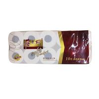 ROTORS 10 Roll Toilet Paper Skin-friendly & Ultra Soft Paper Towels Premium Household Towel Tissue for the Washroom, Kitchen Workshop or Restaurant