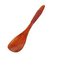 Shuohu 8cm Wooden Wood Spoon Soup Teaspoon Catering Kitchen Cooking Utensil Tool Gift