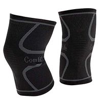 ComfiLife Compression Knee Sleeve – Knee  Brace for Men & Women – Knee Support for Running, Weightlifting, Crossfit, Meniscus Tear, Arthritis Pain Relief – Breathable Non-Slip Comfort (Pair)