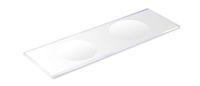 American Educational Glass Microscope Slides, Double Cavity, 76.2mm Length x 25.1mm Width (Box of 144)
