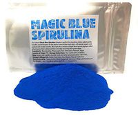 Magic Blue Spirulina Powder - Organic, Natural Blue Food Coloring | Vibrant, Natural Blue Phycocyanin - Intense blue color, 100% natural, No fishy taste, Vegan, Gluten free | Net Weight: 1.76oz/50g
