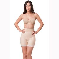 Isavela BE04 Stage 2 Open Buttock Enhancer Girdle-Mid Thigh-XS-Beige