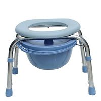 ZBYXZIGJ Commode Chair, Thicker Steel Pipe Old Man Pregnant Women Bathroom Portable Toilet for Adults Commode Chair