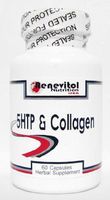 5HTP & Collagen - 5htp 100mg / Bovine Hydrolyzed Collagen 230 Mg (120 Caps) - Relaxation (2 Bottles) by Renevitol