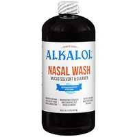 Alkalol Nasal Wash and Mucus Solvent - 16oz, Pack of 2