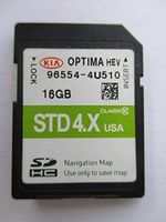 4U510 2015 2016 KIA OPTIMA HEV Navigation MAP Sd Card ,GPS, U.S.A OEM PART # 96554-4U510 ,16GB 3.X USA