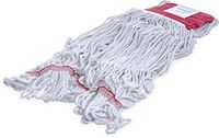 Carlisle 369424B00 Loop-Ended Wide Band Mop Head Only, Large, Red (Pack of 12)