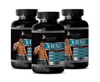 Testosterone Booster for Men libido - X-TEND Enhancing Pills for Men - l-arginine Supplements - 3 Bottles 180 Tablets