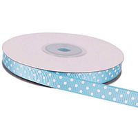 XKSIKjian's Gift Wrapping Supplies, Christmas Dots Ribbon Card Wedding Festival Birthday Party DIY Gift Wrap Decor - Sky Blue