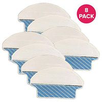 Think Crucial Replacements for Ecovacs Deebot Wet & Dry Microfiber Mopping Pads Fits DT85, DT83 & eDM81, Washable & Reusable (8 Pack)