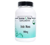 Irish Moss 900mg 90 Capsules Gluten Free 100% Natural. Serene Dew Supplements