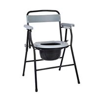 Toilet Seat, Home Mobile Toilet Elderly Pregnant Woman Sitting Chair Toilet Chair Folding Portable Toilet Stool