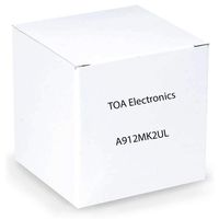 TOA ELECTRONICS A-912MK2 120W 8-Channel Modular Mixer/Amplifier, Auxiliary Output, External Mute Terminals, Dual Mute Bus, Direct Low-Impedance Output Mode