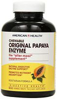 Tabletas Masticables De Enzima Papaya Originales, 600 Unidades