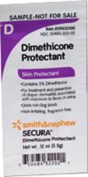 Smith and Nephew Inc Secura Dimethicone Skin Protectant Cream 3/25Oz Flip-top Tube, Non-irritating, Non-greasy (Carton of 150 Each)